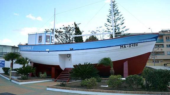 El barco de Chanquete se convertirá en un punto de información turística en Nerja 